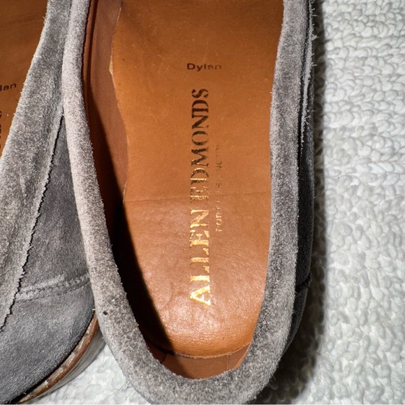 EUC! Allen Edmonds Dylan Penny Loafer Gray Suede Men’s Size 9 D - Picture 8 of 11